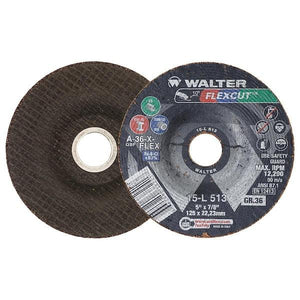Walter Blending Disc 5 In. X 7/8 In. Grit 36 Flexcut