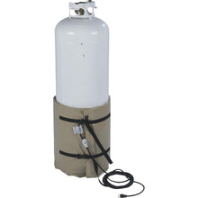 Load image into Gallery viewer, Gas Cylinder Heater Blanket for 100 lb Tanks, Preset 90°F, 120V