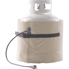 Load image into Gallery viewer, Gas Cylinder Heater Blanket for 20 lb Tanks, Preset 90°F, 120V