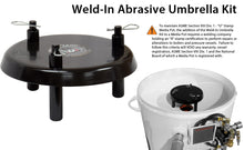 Load image into Gallery viewer, Pirate Brand 888-7001-001PB Abrasive Umbrella Kit, Weld-In, Adjustable Height, Powder Coated – Replaces Schmidt (Axxiom) 7001-001