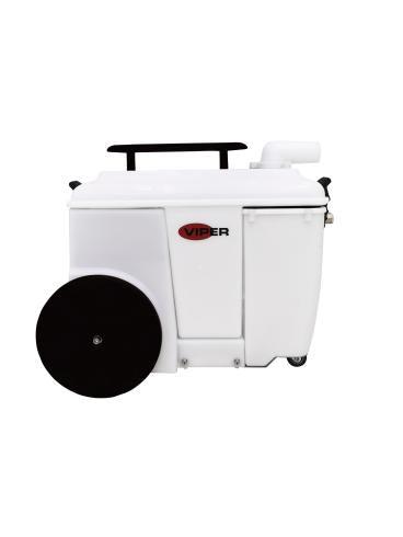 Viper 50000591 1-gallon portable spotting extractor, 10 ' vac. and sol. hoses, 4.0 " hand tool, built in wheels, Scrubber