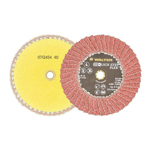 Walter Flexible Finish Flap Disc, 4.5