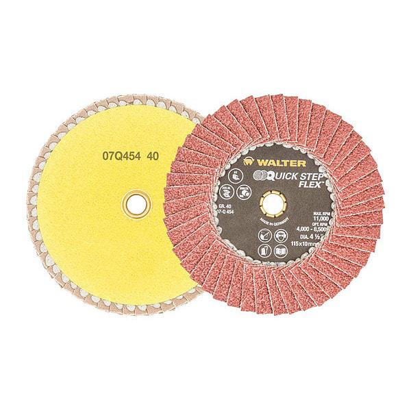 Walter Flexible Finish Flap Disc, 4.5