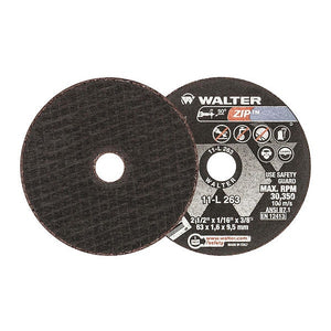 Walter Cut/Grind Wheel, T1 2.5X1/16X3/8