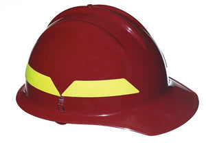 Bullard Fire Helmet, Front Brim Style (Red)