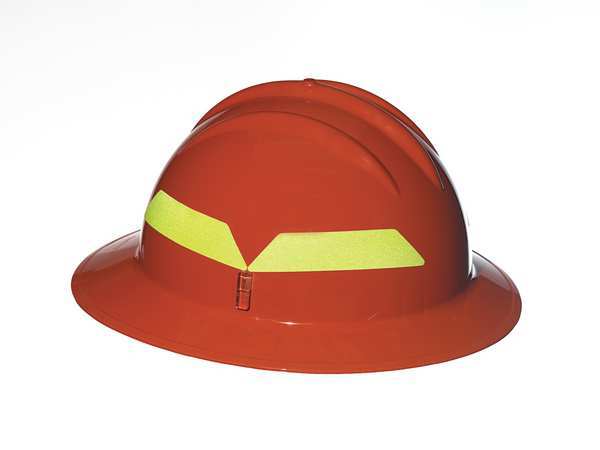 Bullard Fire Helmet, Full-Brim Style (Orange)