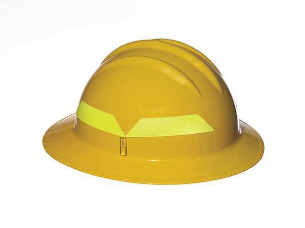 Bullard Fire Helmet, Full-Brim Style (Yellow)