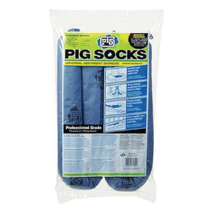 Absorbent Sock, Blue/Gray, 1.5 gal., PK2