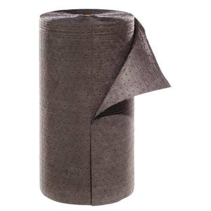 Sorbents, 42 gal, 30 in x 200 ft, Universal, Gray, Polypropylene