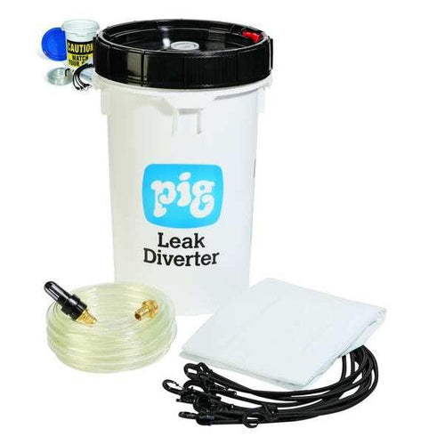PIG Roof Leak Diverter Bucket Kit, 11 lb.
