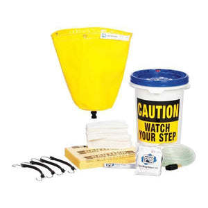 PIG Pipe Leak Diverter Bucket Kit, 11 lb.