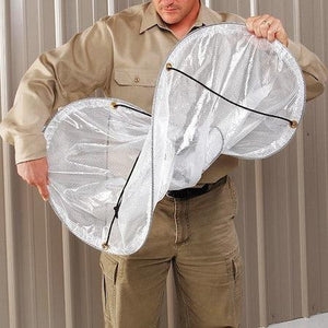 Spring-Open Leak Diverter, Clear, 5.33 lb.