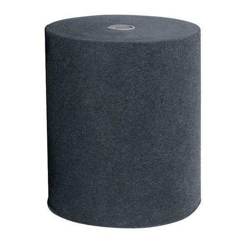 Sorbents, 26 gal, 24 in x 300 ft, Universal, Black, Polypropylene