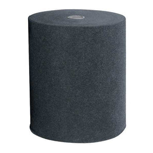 Sorbents, 26 gal, 24 in x 300 ft, Universal, Black, Polypropylene