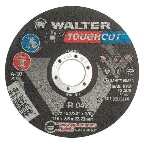 Walter Cut-Off Wheel, T1, 9X3/32X7/8