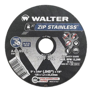 Walter Cut-Off Wheel, T1, 5X3/64X7/8