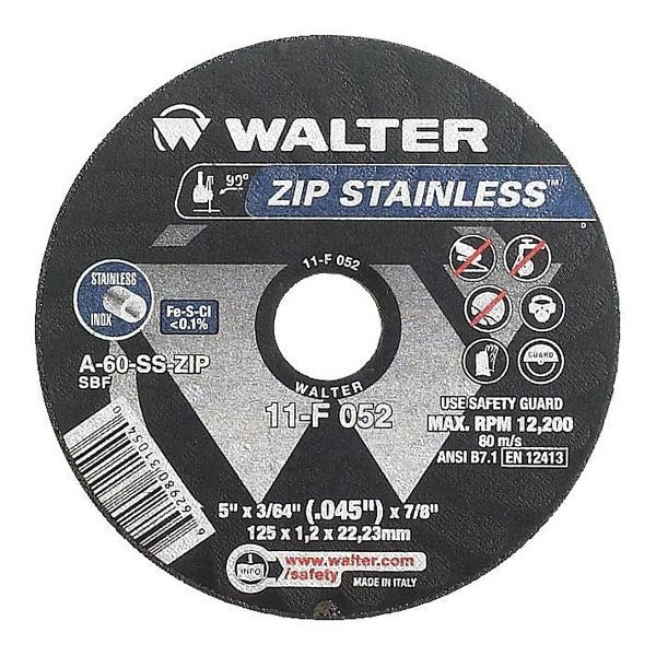 Walter Cut-Off Wheel, T1, 5X3/64X7/8