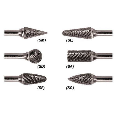 Walter Carbride Burr, Cone Sl, 1/8