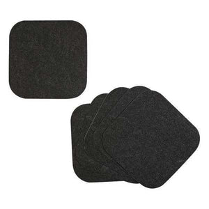 Drip Pad, Black, 9" W x 9" L