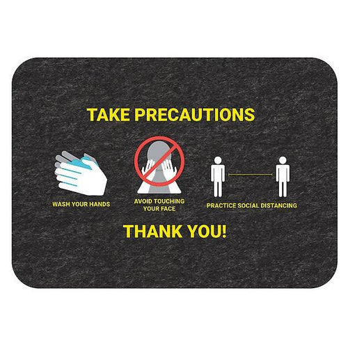 Health Precaution Floor Sign, PK4