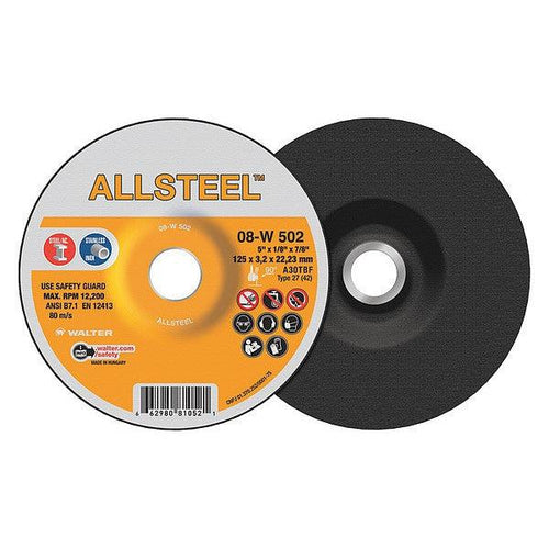 Walter Allsteel Grinding Disc, 5
