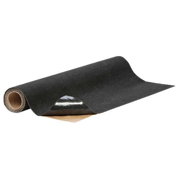 Carpet Protection Mat, Grease, Oils, Water Absorbed, Black, Polyester, Polypropylene