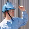 Bullard Front Brim Hard Hat, Type 2, Class E, Ratchet (8-Point), Blue