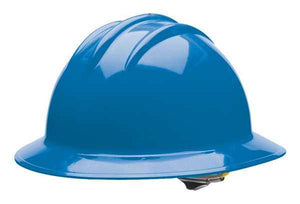 Bullard Full Brim Hard Hat, Type 1, Class E, Ratchet (6-Point) (Blue)