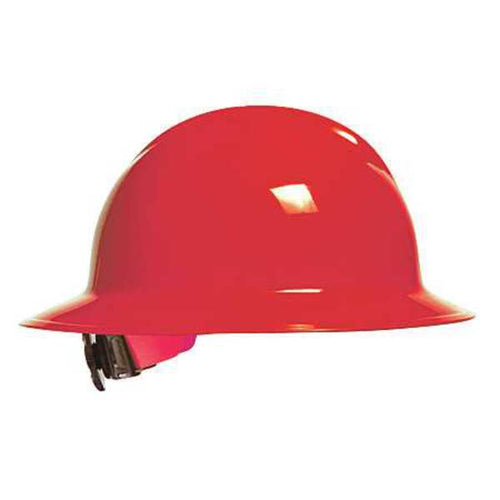 Bullard Full Brim Hard Hat, Type 1, Class E, Ratchet (6-Point) (Red)