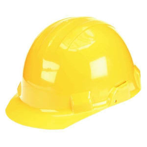 Bullard Front Brim Hard Hat, Type 2, Class E, Ratchet (4-Point), Yellow