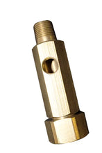 Load image into Gallery viewer, Brass Garden Hose Inlet Filter 3/4" FGH x 1/2" MNPT with Bypass Port