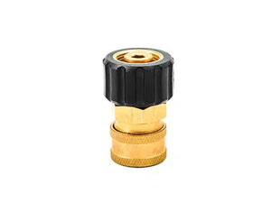 3/8" QC Brass Coupler x M22 F 14mm Twist Coupler