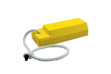 Load image into Gallery viewer, 12" Aviation Wheel Chock for Small to Mid-Sized Aircraft with Rope Lanyard - AC3512-S