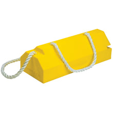 Load image into Gallery viewer, 14" Aviation Wheel Chock for Mid- to Large-Sized Aircraft with Locking Rope &amp; Handle - AC4614-LR-H