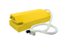 Load image into Gallery viewer, 20" Single Aviation Wheel Chock for Over-Sized Aircraft with 36" Locking Rope - AC6820-LR