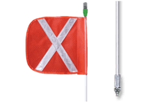 Load image into Gallery viewer, Made To Order Warning Whips with RCA Plug, All-Purpose Lighted Warning Whip™