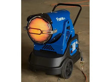 Load image into Gallery viewer, Flame 115 Mobile Infrared Radiant Heater, Portable Hybrid Radiant and Forced Air Heat