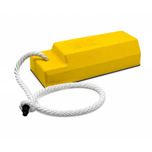 Load image into Gallery viewer, 18" Aviation Wheel Chock for Small to Mid-Sized Aircraft with Rope Lanyard &amp; Rubber Pad - AC3518-RP-S