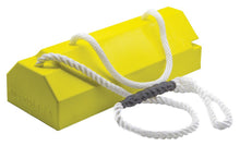 Load image into Gallery viewer, 20" Single Aviation Wheel Chock with 50" Qantas Locking Rope, Rubber Pad &amp; Handle - AC6820-QLR-RP-H