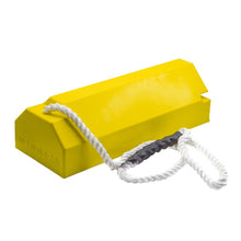 Load image into Gallery viewer, 20" Single Aviation Wheel Chock with 50" Qantas Locking Rope &amp; Rubber Pad - AC6820-QLR-RP