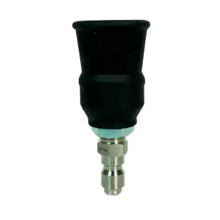 Load image into Gallery viewer, MTM Hydro Black NH35 Nozzle with Guard, Size 3.5, 40° Spray Pattern, 1/4" SS Plug - 16.7107