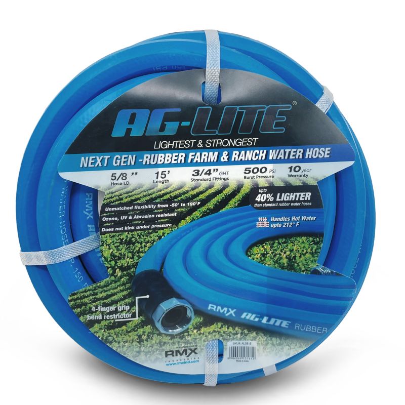 AG-Lite Rubber Water Hose Assembly 5/8