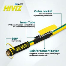 Load image into Gallery viewer, Ag-Lite High-Viz Hybrid Water Hose 5/8" x 50' - Yellow