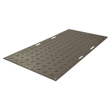 Load image into Gallery viewer, 4' x 8' AlturnaMAT Ground Protection Mat, One Smooth Side, Hand Holes, 120 Ton Capacity, Black — image 4 of 8