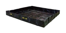 Load image into Gallery viewer, 8' x 8' x 12", 477 Gallon Spill Capacity, Spill Berm with Angle Brackets, QuickBerm®, Black - 28070