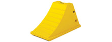 Load image into Gallery viewer, All-Terrain Heavy-Duty Wheel Chock with Flat Bottom &amp; Aluminum Cleat, 40 Ton Capacity, 28-38 in. Tires - AT3512-FBAC-Y