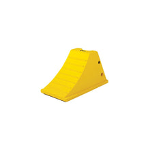 Load image into Gallery viewer, All-Terrain Heavy-Duty Wheel Chock with Flat Bottom &amp; Rubber Pad, 40 Ton Capacity, 28-38 in. Tires — image 2 of 6