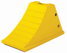 Load image into Gallery viewer, All-Terrain Heavy-Duty Wheel Chock with Cored Bottom &amp; Aluminum Cleat, 75 Ton Capacity, 36-46 in. Tire - AT3514-AC-Y