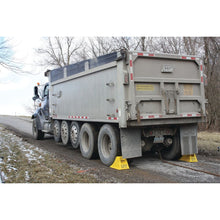 Load image into Gallery viewer, All-Terrain Heavy-Duty Wheel Chock with Flat Bottom &amp; Rubber Pad, 75 Ton Capacity, 36-46 in. Tires — image 6 of 6