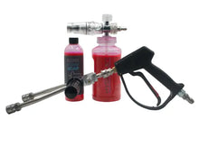 Load image into Gallery viewer, MTM Hydro HydroJet Clear Foam Cannon, Hi/Low Switch Valve Toro Twin Lances, SS QC's, and Soap - 14.7040